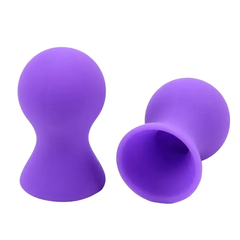 2 pçs silicone mamilo otário bomba ventosa massageador de mama clitóris estimulador brinquedos sexuais para casais mulher