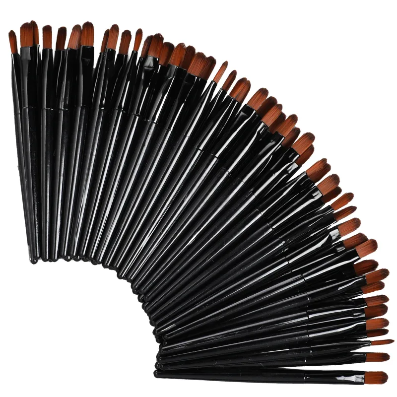100/50pcs/set Eyebrow Brush Eye Brushes Set Eyeshadow Mascara Blending Pencil Brush Makeup Brushes Make Up Cosmetic Tools