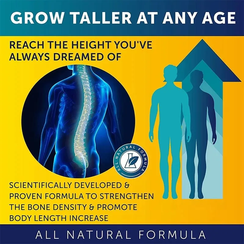 Growth Hormone Support Capsules - With L-Arginine & GABA for Healthy Development