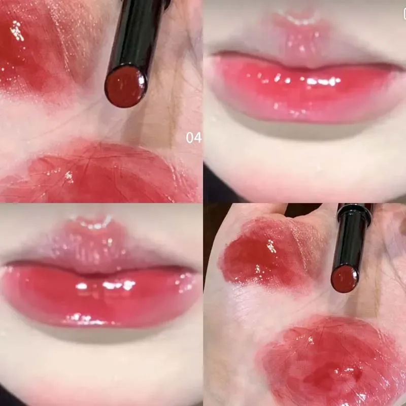 Mirror Jelly Lipstick Lasting Moisturising 6 Colors Water-light Lip Gloss Waterproof Pink Lip Tint Korean Makeup Women Cosmetics — image 2