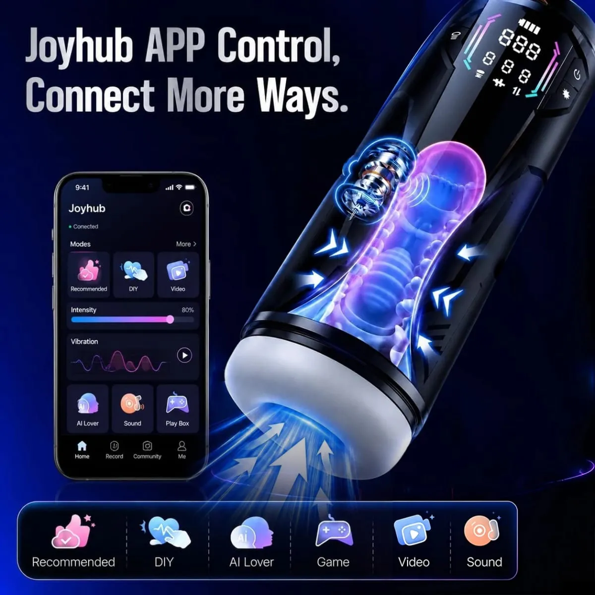 Masturbador masculino telescópico automático 7 modos de rotação de impulso bolso buceta boquete sexo máquina pênis bomba pistão mastubator