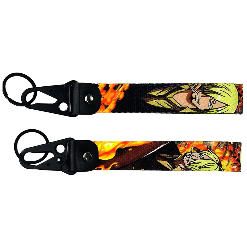 Uma peça legal águia bico chaveiro cordão anime manga série crachá titular usb pingente portátil chave cordão acessórios