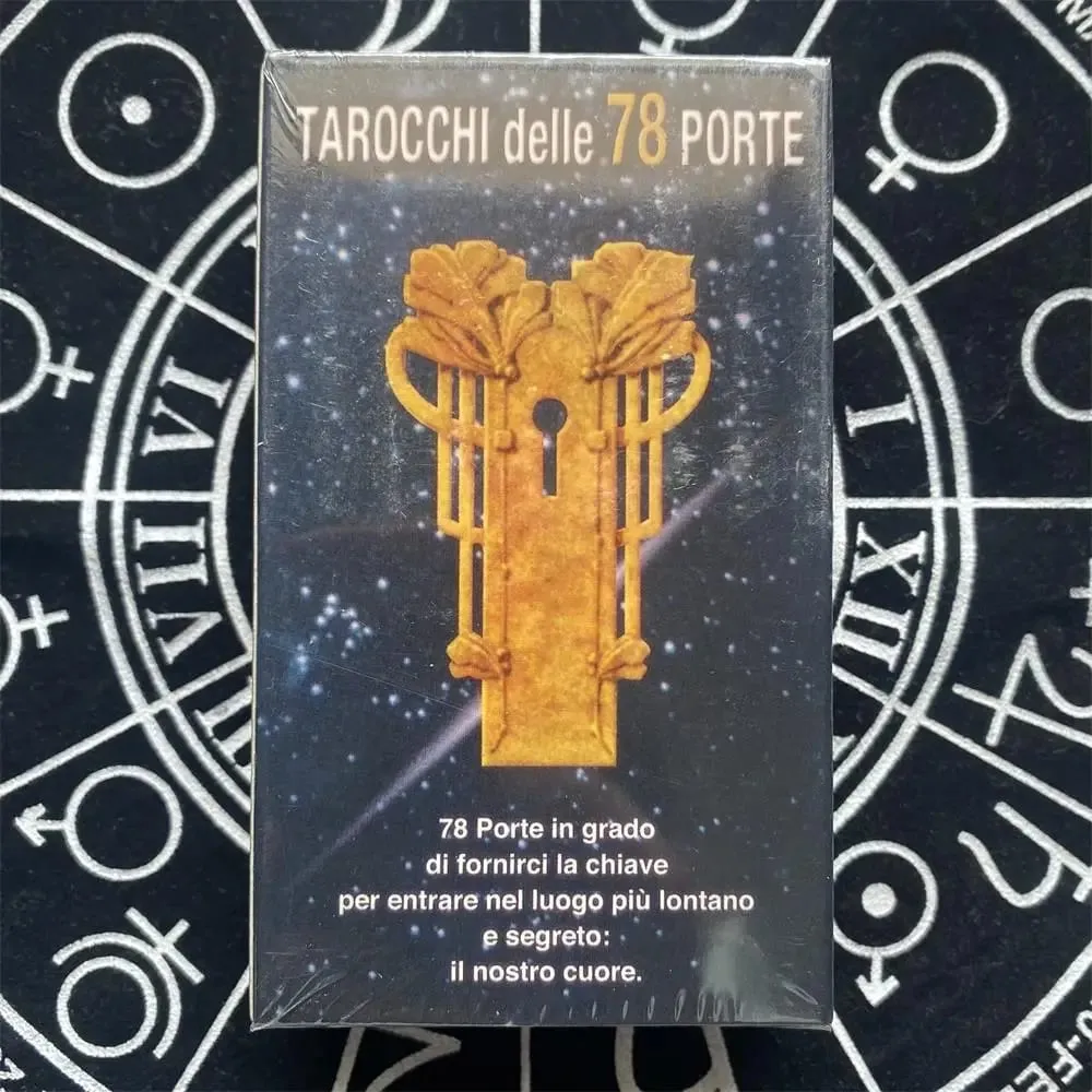 78PCS Tarot of the 78 Doors Cards Tarot Cards Fortune Telling Divination Tarot Card Family Party Leisure Board Game