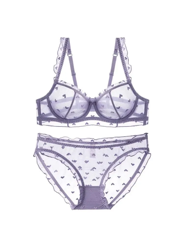 2025 verão minimizador sutiã ultra-fino sem fio sem esponja renda bralette puro sensual suporte grande busto puro conforto