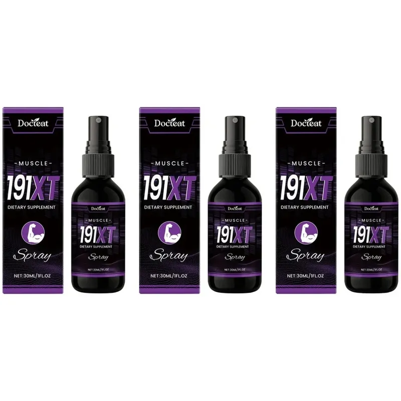191XT Muscle Spray with Vitamin B3 L-Arginine and Tribulus Terrestris Extract for Muscle Support Endurance 30 ML
