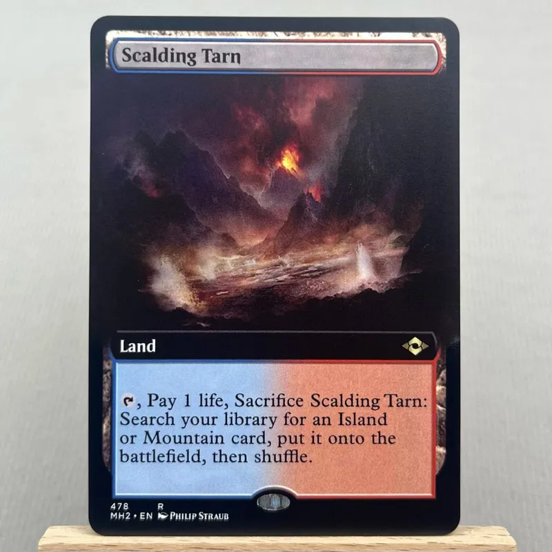 MH2 HOLO7-Ⅰ03 Cartões Tcg Alemão Núcleo Negro Ragavan Ágil Saga de Urza Buscar Terras Áridas Mesa os Cofres da Cabal