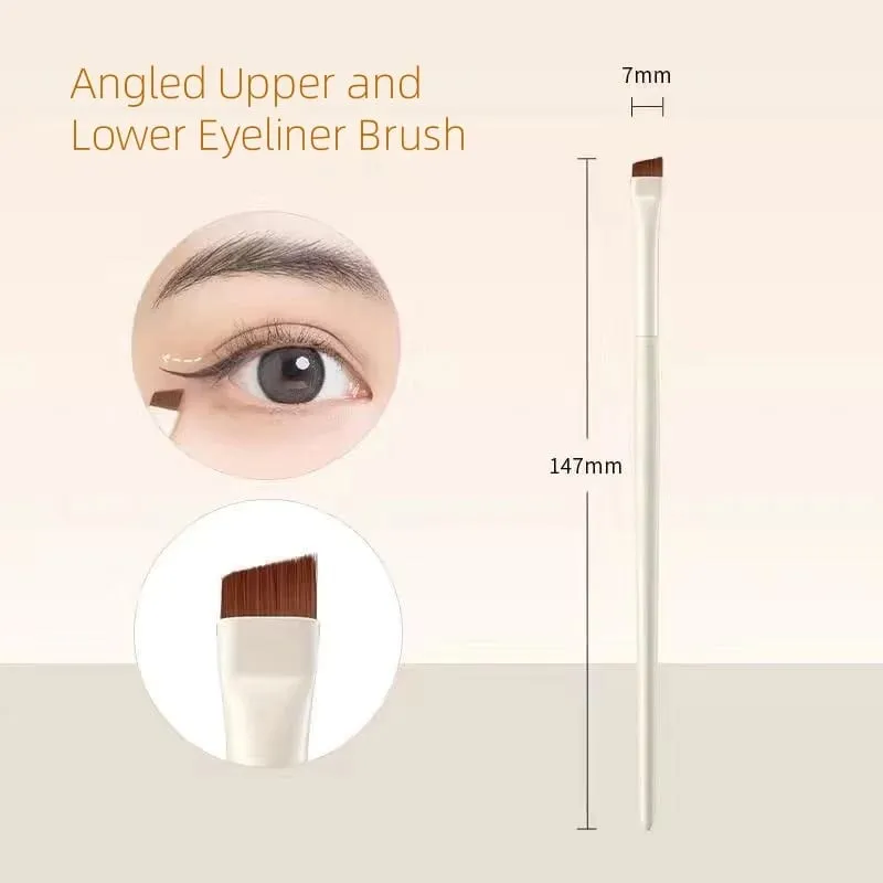 Kit de pincéis de maquiagem para sombra, alta qualidade, ponto, blush, sombra, sobrancelha, pó solto, ferramenta de pincéis de maquiagem para os olhos