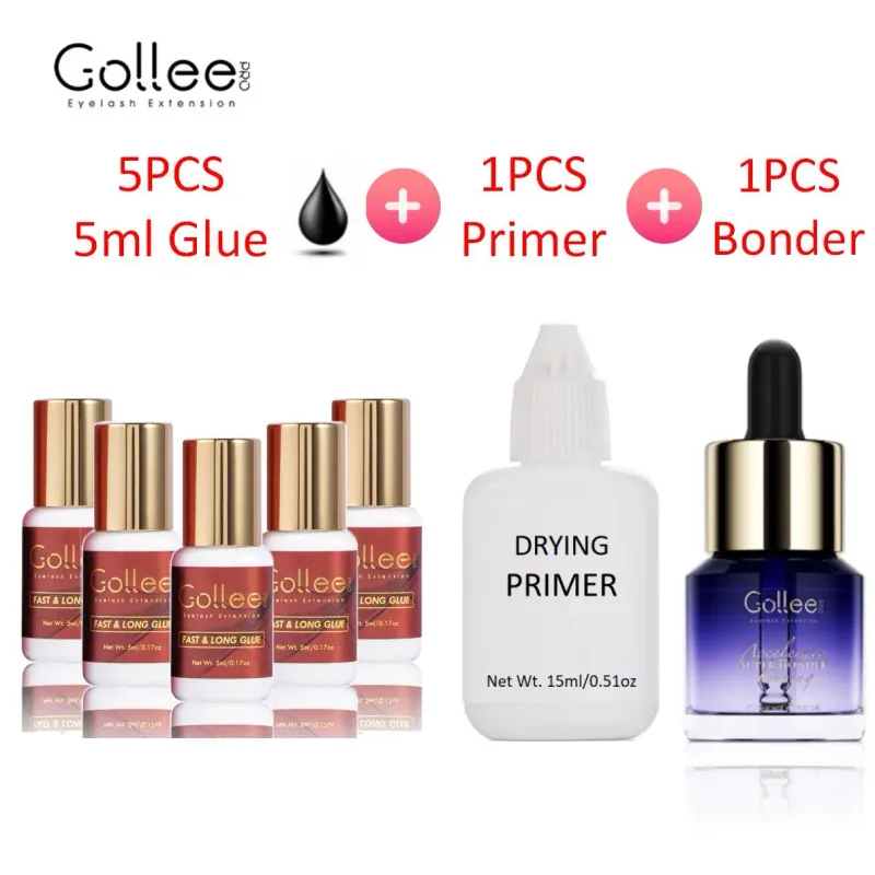 Gollee Professional Eyelash Glue Eyelash Extension Fast Drying Long Strong Lash Glue False Eye Lash Adhesive — image 10