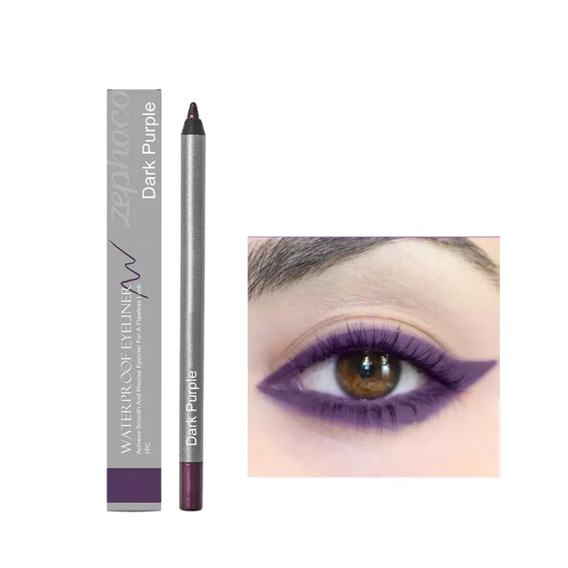 Waterproof Eyeliner Pen Natural Outline Line Quick-Drying Beginner-Friendly Eye Makeup Anti Smudge Eyeliner Eyes Makeup Cosmetic