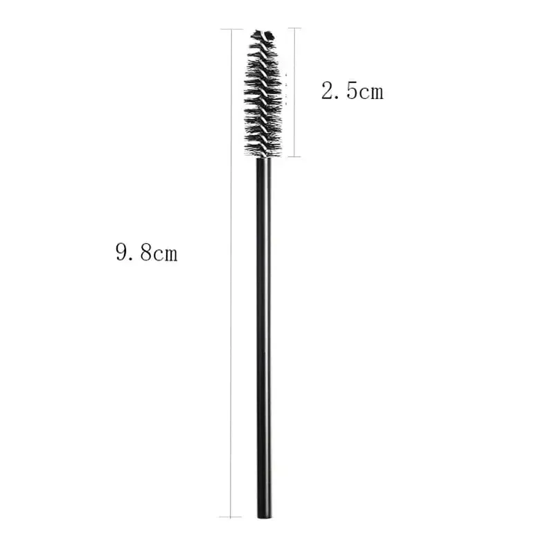 50/1000 件一次性睫毛刷 睫毛延長工具 眉刷 睫毛膏棒 塗抹器線軸 化妝工具 — image 5