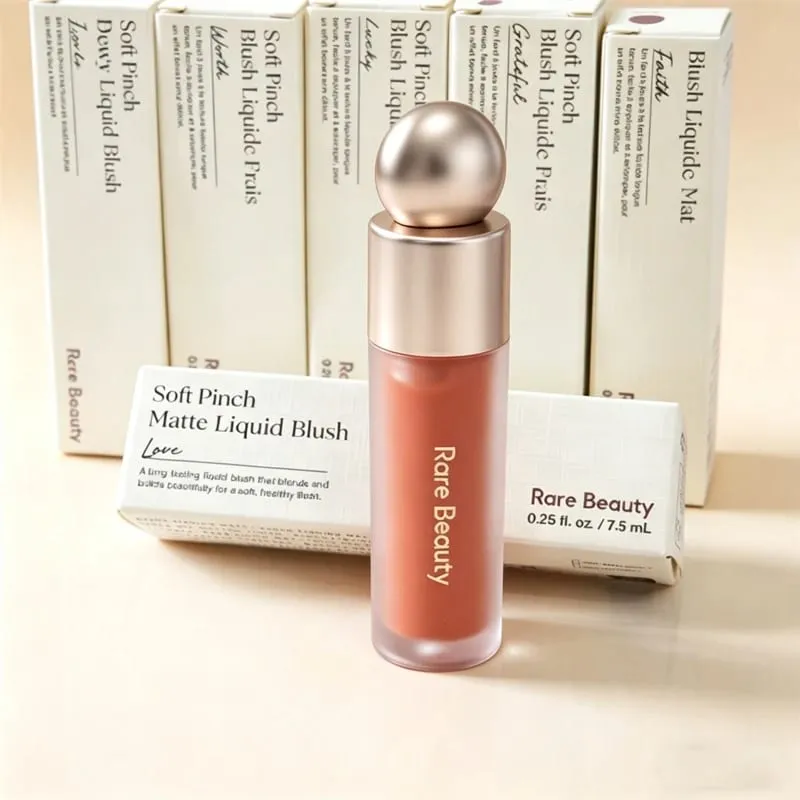 Rare Beauty Soft Pinch Liquid Blusher Silky Waterproof Moisturizing Woman Makeup Happy Hope Bliss Wonder Believe Blush Liquide