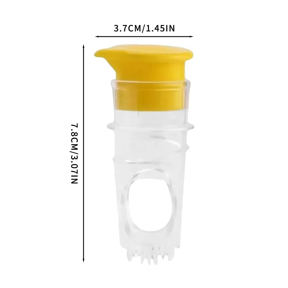 2/1 pçs manual espremedor de limão portátil espremedor de limão lavável para limão laranja limas cítrico fácil extrator de suco cozinha coisas