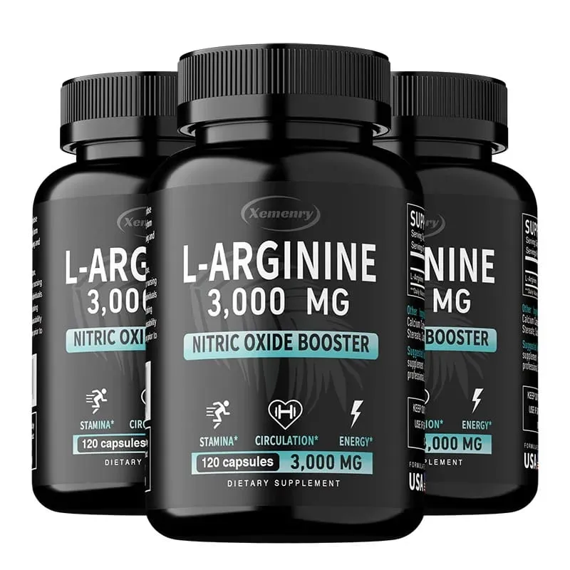 L-Arginina 3000mg - Apoia o crescimento muscular Função vascular aumenta a energia, melhora a resistência e promove a circulação sanguínea — image 11