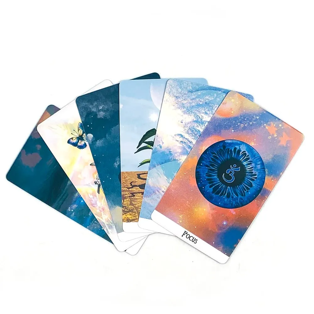 Mystic Soul Oracle Deck A 60 cartas neste baralho para autorreflexão e orientação, perfeito para orientação espiritual e colecionadores