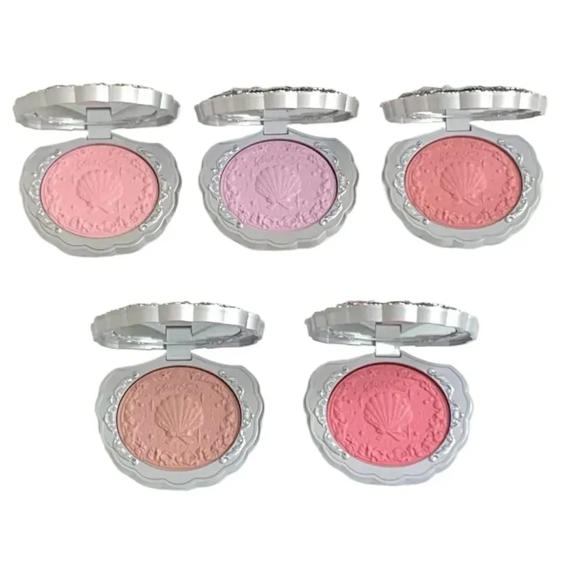 Flor conhece conchas de coelho coleção conjunto de maquiagem paleta de sombra blush brilho labial saco de maquiagem fosco brilho shimmer kit de sombra de olho