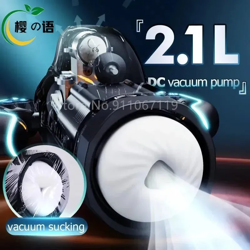 自動男性自慰器吸吮推力模式加熱撫摸器 Blowiob 性愛機器振動器成人性玩具適合男士 18 歲以上