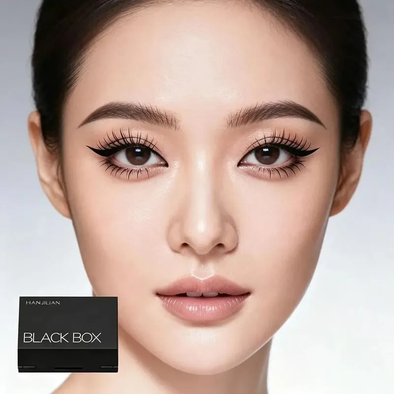 Waterproof Eye Makeup Stamping Pen Set Long Lasting Portable Eyeliner Stamp Pen Ultra Fine Smudge Resistant Eye Makeup Tools