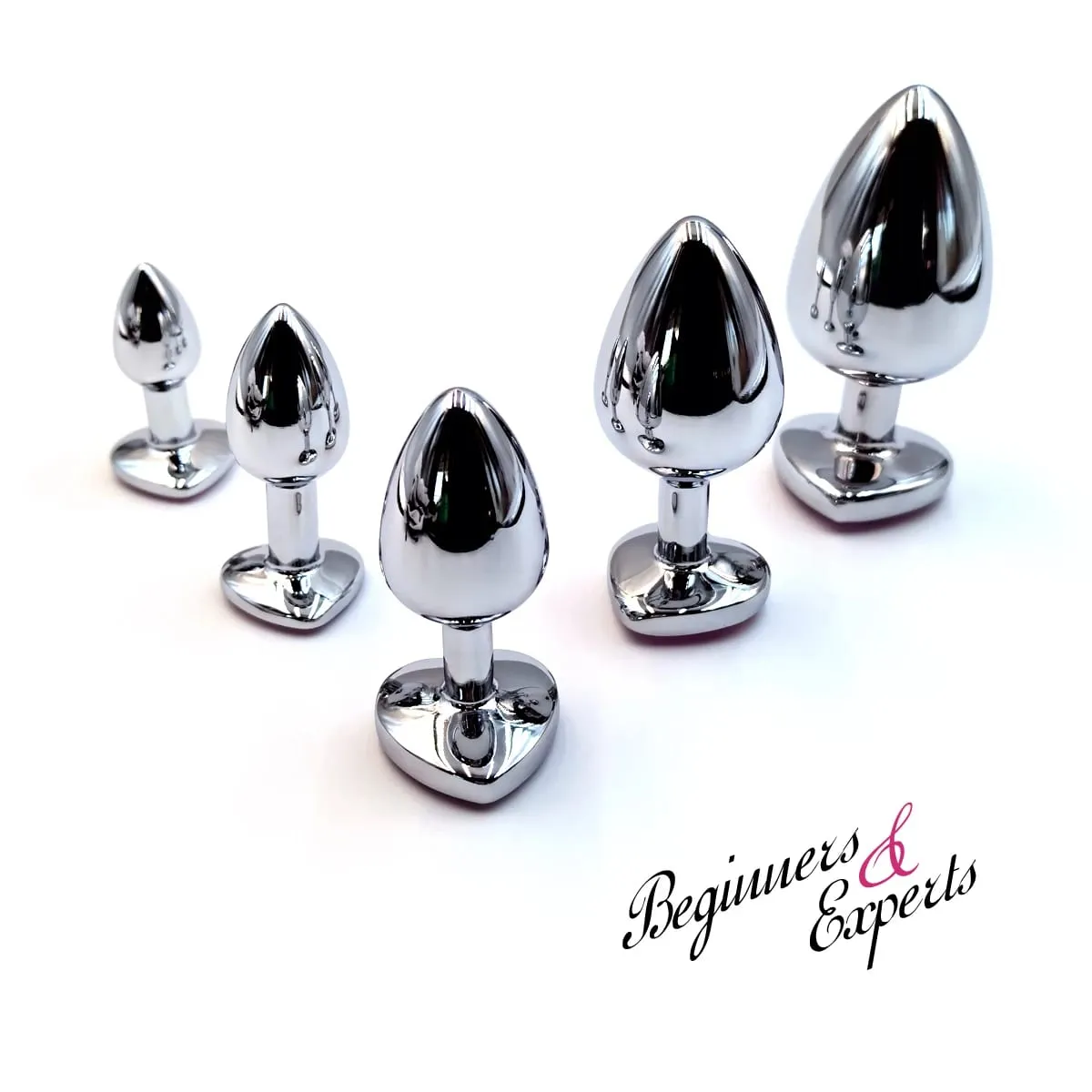 Base de coração mini plugue anal de metal liso, plugue anal para iniciantes, ferramenta estimulador de masturbação, massageador sexual, brinquedos sexuais adultos para homens e mulheres