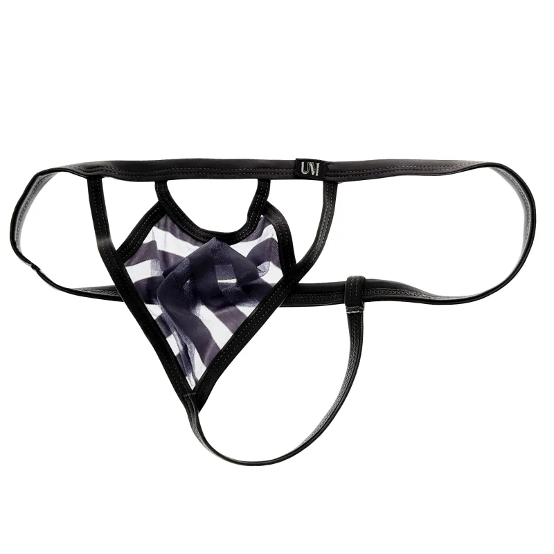 Nova malha transparente de cintura baixa masculina t-back tanga fina estiramento macio respirável leve sexy roupa interior