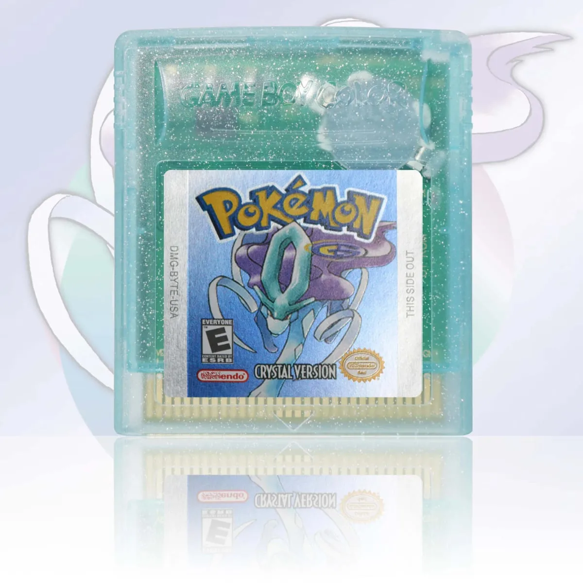 Gbc/gba eua versão pokemon azul/cristal/esmeralda/fogo vermelho/folha verde cartucho de jogo cartão de jogo de vídeo de alta qualidade com bateria