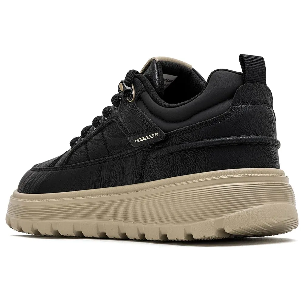 Sapatos masculinos de couro artificial clássico de largura larga Oxford com salto grosso retrô com cadarço casual