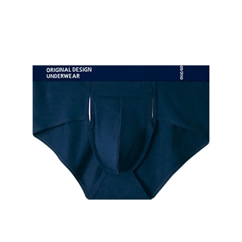 Cuecas de algodão masculinas de alta qualidade confortáveis cuecas respirável macio masculino tamanho grande u bulge bolsa calcinha cueca