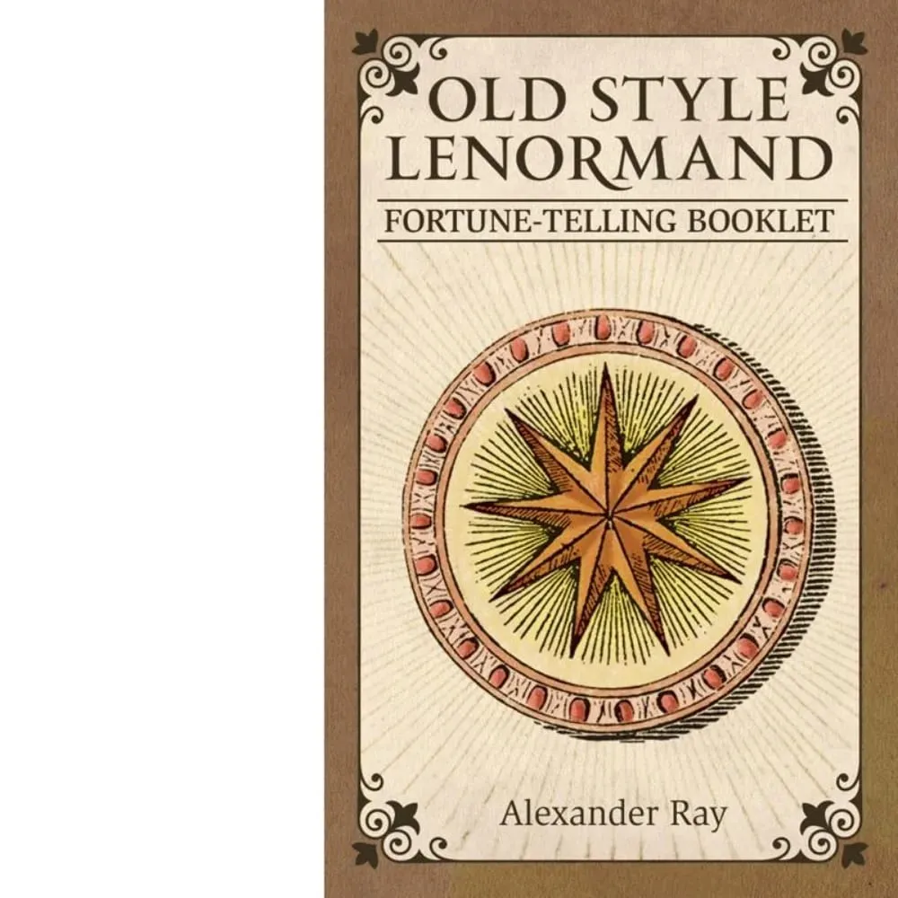 38 folhas versão em inglês estilo antigo Lenormand cartões de adivinhação 9*6cm