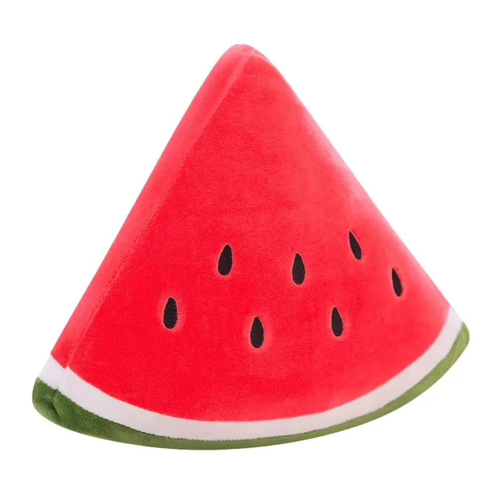 Lovely Watermelon Themed Throw Pillow Soft Supple Home Decor Cushion for Couch Sofa Bedroom Office Car and Living Space