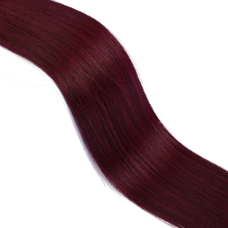Butterfly Weft Hair Extensions Pu Hole Weft Double Sided Genius Weft Bundles Hand Tied Weft Invisible Weave For Women