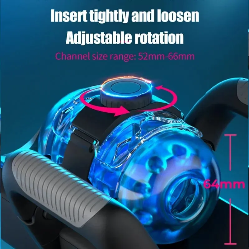 Automatic Handle Masturbator 6-Segment Fixed-point Telescopic Male One-Key Burst Masturbation Cup Trainer Sex Toy for Men — image 5
