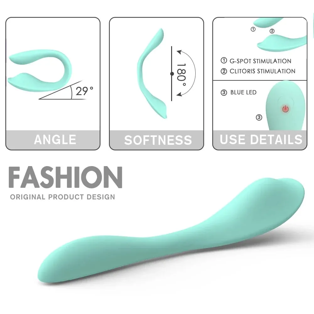 Vibrador vestível em forma de u de 9 velocidades, controle remoto sem fio, motores duplos, estimulador de clitóris e ponto G, brinquedo sexual adulto para mulheres — image 6