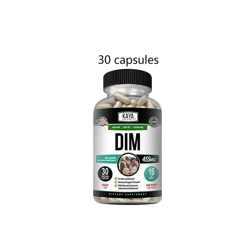 DIM Capsules - DIM Supplement for Men and Women | Herbal Supplement for Hormone Balance Menopause and Prostate