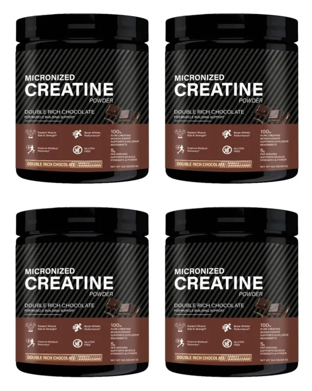 Micronized Creatine Monohydrate Powder 5g Supports Muscle Strength Workout Recovery & Training Performance Chocolate Flavor 300g — image 10
