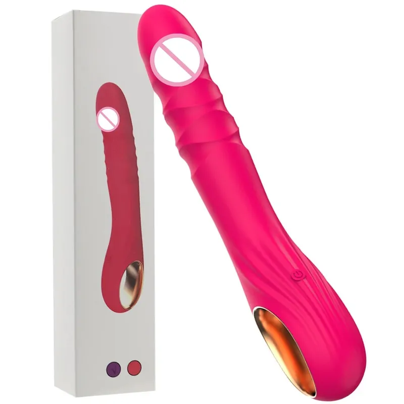 Simulate Dildo Vibrator With 10 Powerful Vibrating Modes of Clitoris G-spot Anal Stimulator for Adult Female Couple Sex Toys