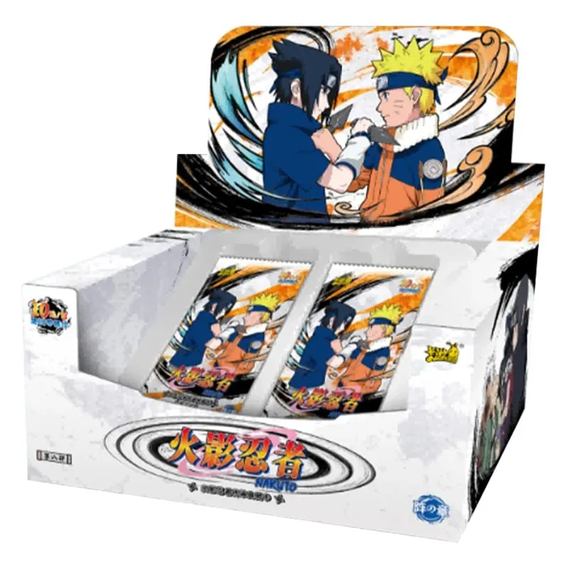 Genuine Naruto Cards Box Anime Figure Card Booster Pack Sasuke Collection Flash Card Toy Birthday Christmas Gift for Kids