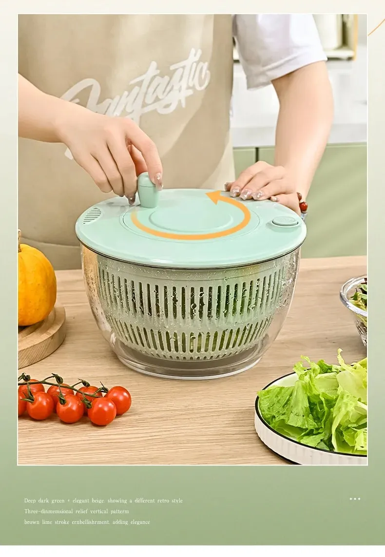 Multi-funcional desidratador de salada vegetal cortador de legumes doméstico pepino e fatias de batata drenagem cesta frutas drenagem água