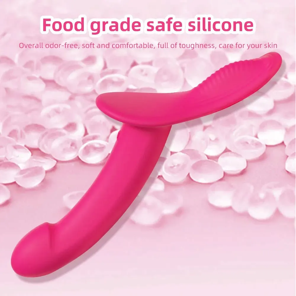 Vibrador vibratório com alça ajustável, vibrador com 10 modos de vibração, brinquedo sexual vestível para casais femininos, lésbicas