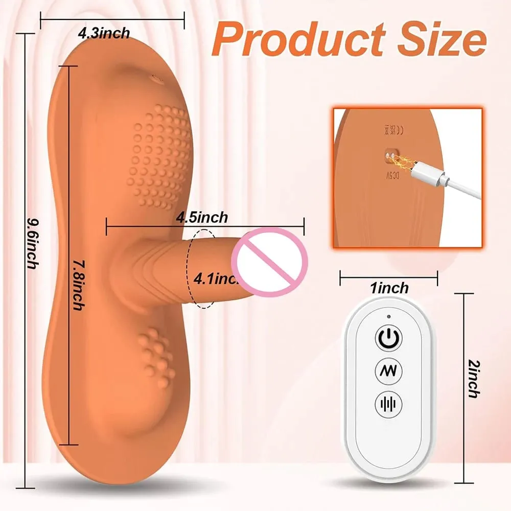 Almofada estilo feminino vibrador vibrador controle remoto 10 modos clitoral anal g-ponto estimulador masturbador feminino brinquedo sexual para mulher