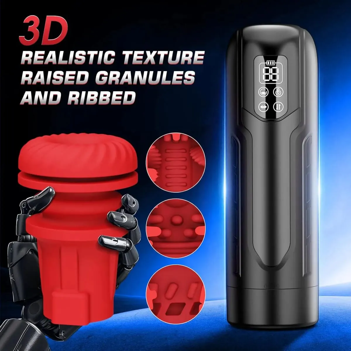 Vibrador masculino de sucção, 9 modos, masturbador masculino, aquecimento automático, máquina sexual de bolso, vibrador de buceta, brinquedos sexuais adultos para homens