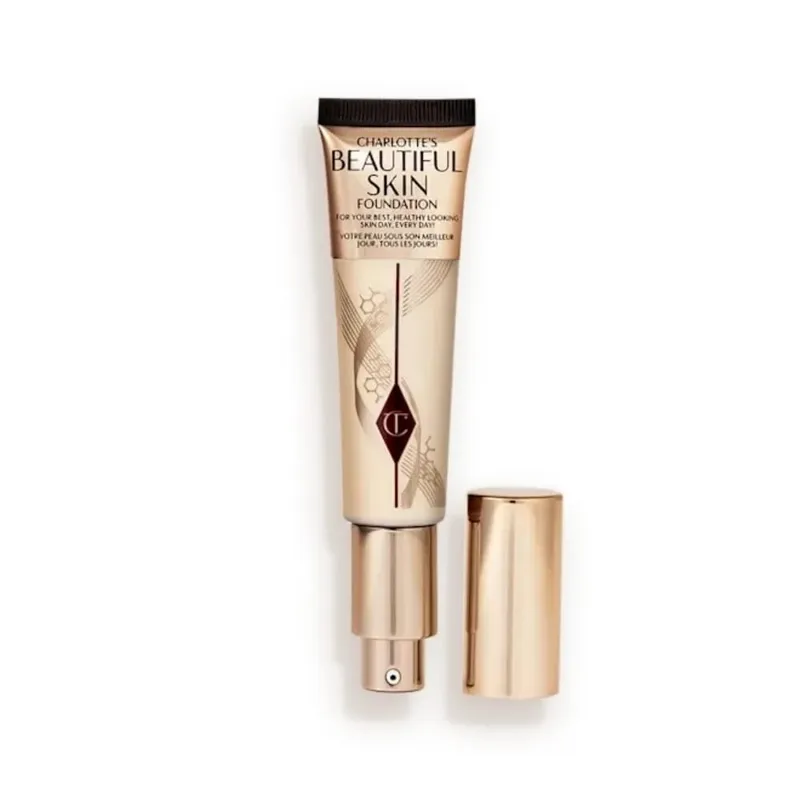Charlotte Tilbury Airbrush Flawless Foundation Beautiful Skin Foundation Soft-matte Full-coverage Natural Foundation Radiant Glo