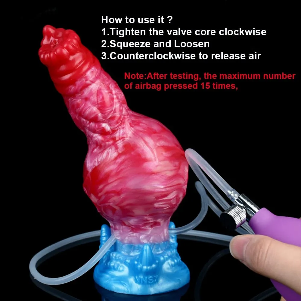 Enorme nó esguichando-dildo inflável com forte otário silicone inflat anal plug trainer iniciante brinquedos sexuais para mulheres homens