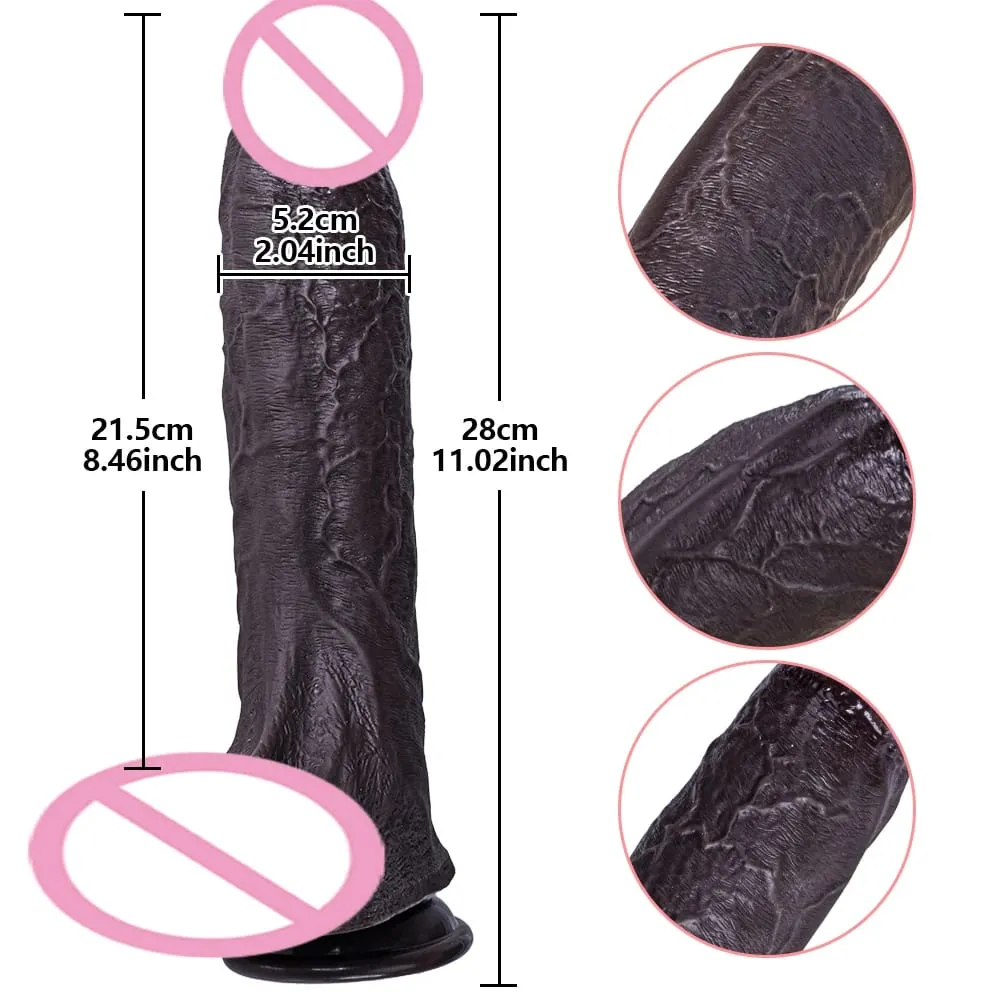Pênis realista de silicone macio, pau com ventosa forte, veias de testículos para experiência de jogo anal, brinquedo sexual adulto para mulheres