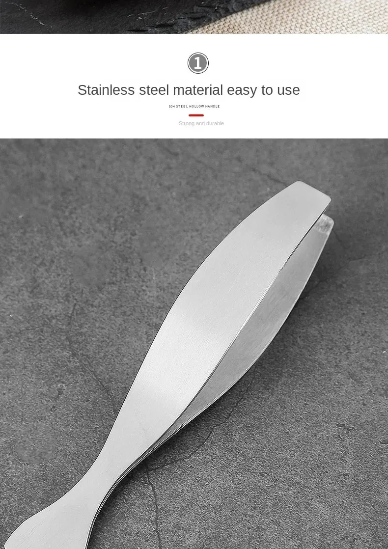 Stainless Steel Fish Bone Clip Kitchen Pig Feather Chicken Feather Duck Feather Tweezers Hair Plucker Seafood Bone Peeling Tool