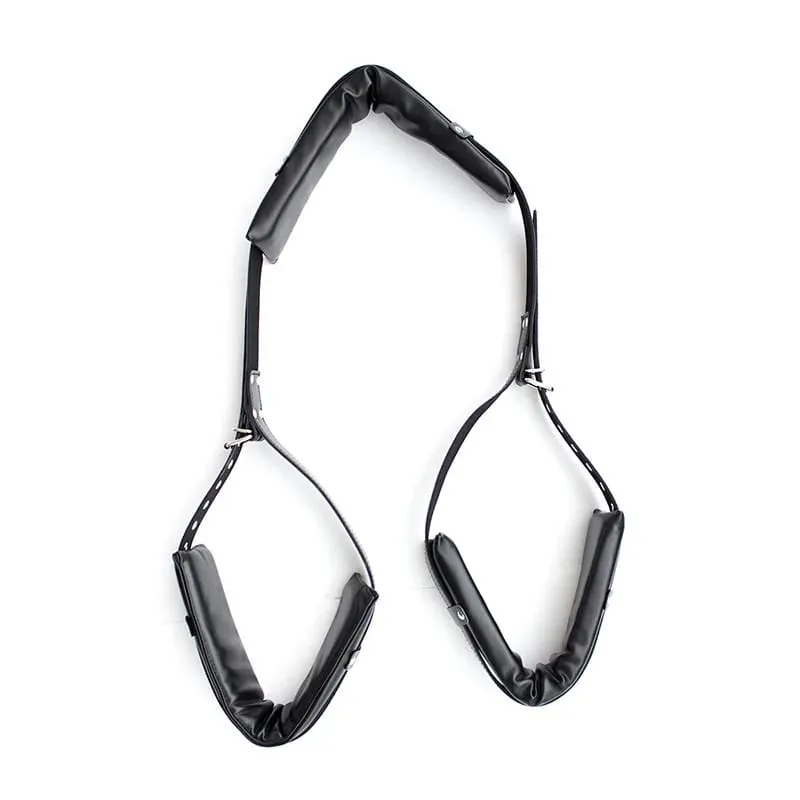 Engrenagem de bondage ajustável, algemas de tornozelo, contenção de perna aberta, brinquedos sexuais para mulheres, casais, jogos adultos, sem vibrador