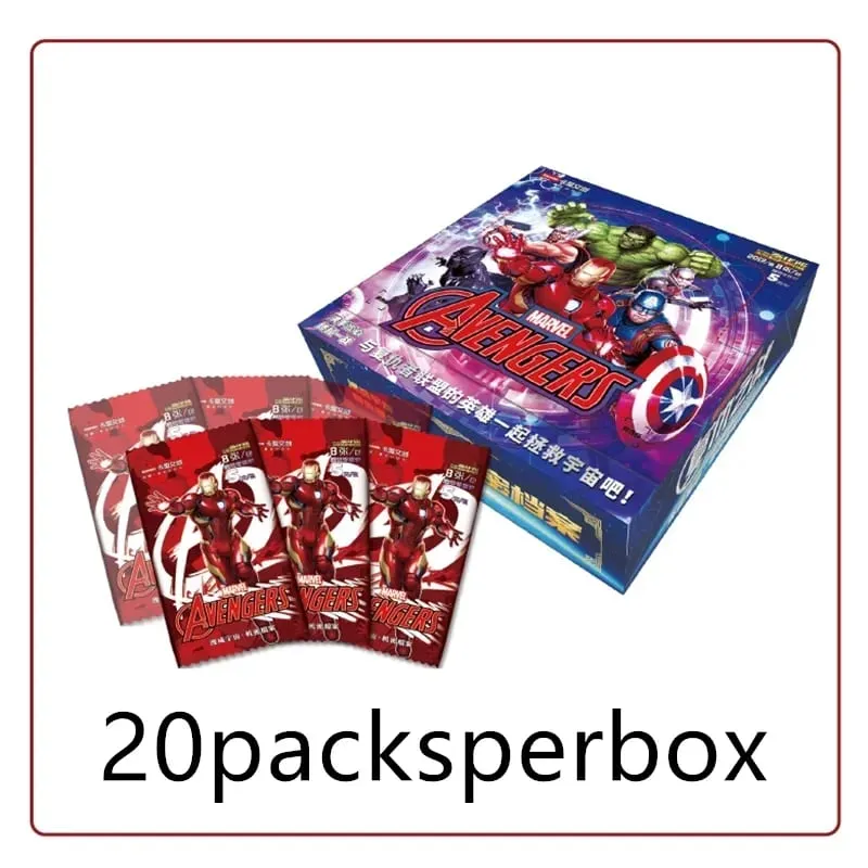Genuine Card Heroes Duel Card Competitive Version Iron Man Thor Captain CR America Collection Cards Toys