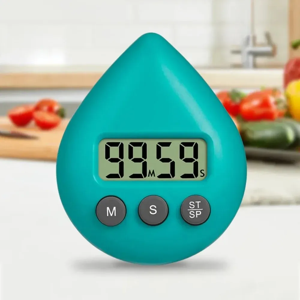 Relógio de chuveiro à prova d'água, temporizador resistente a respingos, temporizador digital magnético, relógio visual esportivo para casa, escritório, escola, cozinha