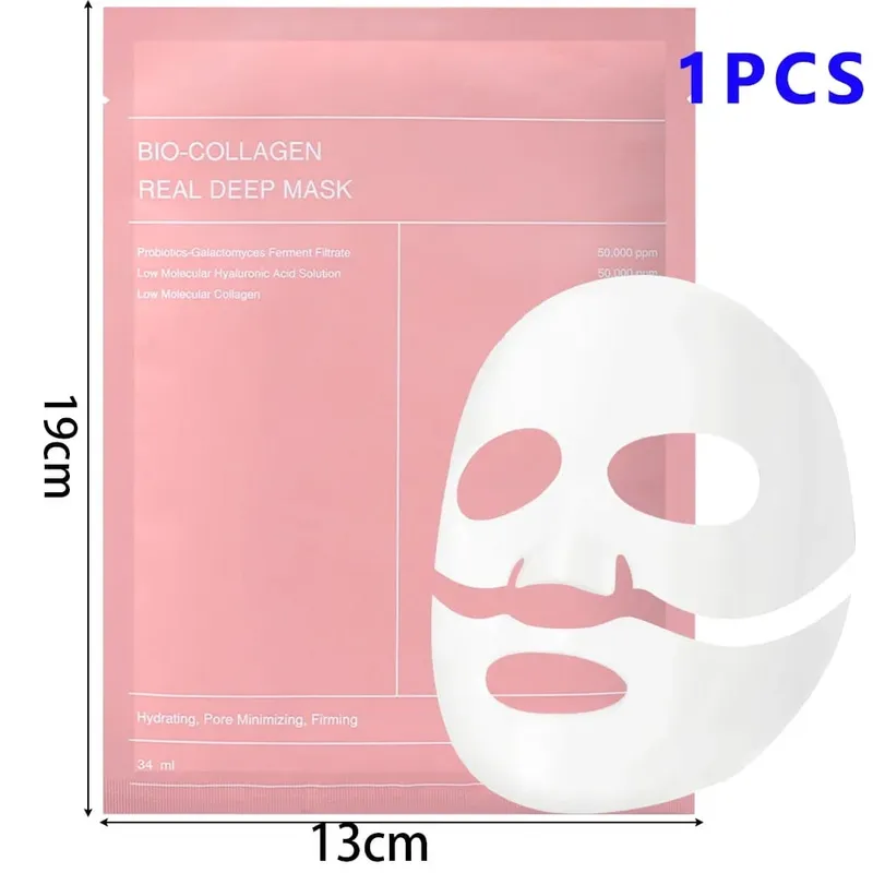 Split Collagen Mask Moisturizing Refreshing Brightening Skin Care Oil Control Tender Deep Hydrating Facial Masks Korean Makeup