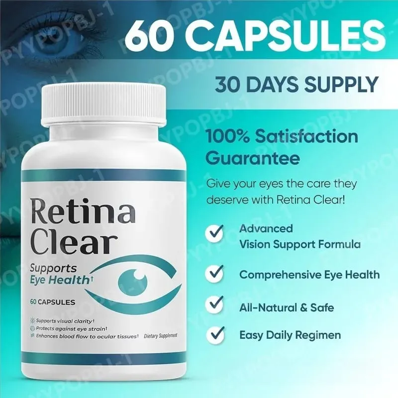 60 Count Eye Protection Capsules Supports Visual Clarity and Relief Eye Fatigue Supplement Contain Lutein multivitamin & Zinc
