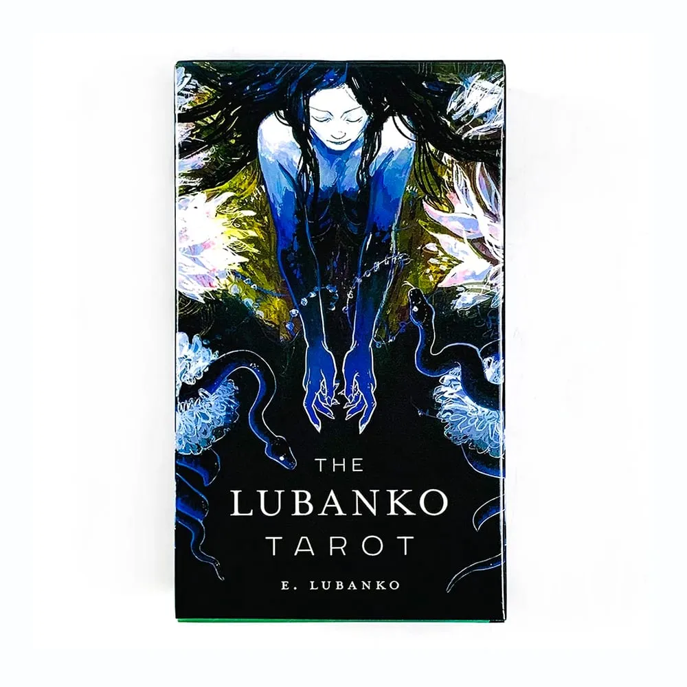 The LUBANKO Tarot Deck Mystical Artwork Durável e portátil Meditação e jogos de festa perfeitos para orientação espiritual e colecionador