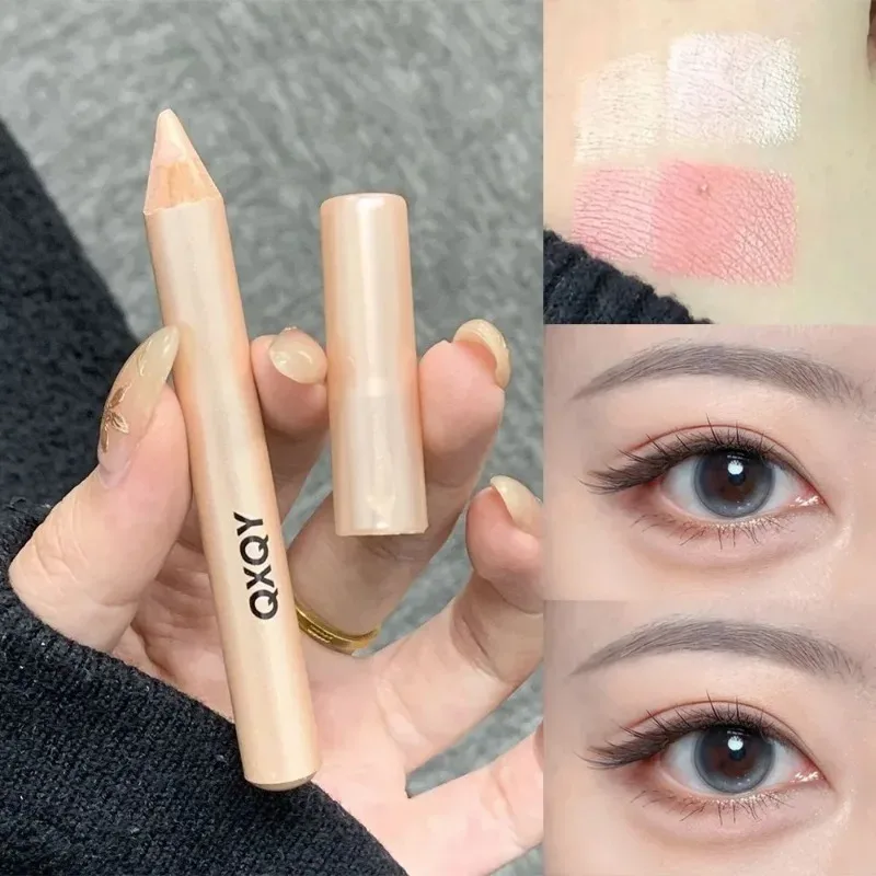 Caneta brilhante para os olhos, caneta iluminadora 3d sob os olhos, à prova d'água, de longa duração, multiuso, delineador, maquiagem brilhante